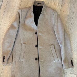 H&M Mens Beige Overcoat 40R